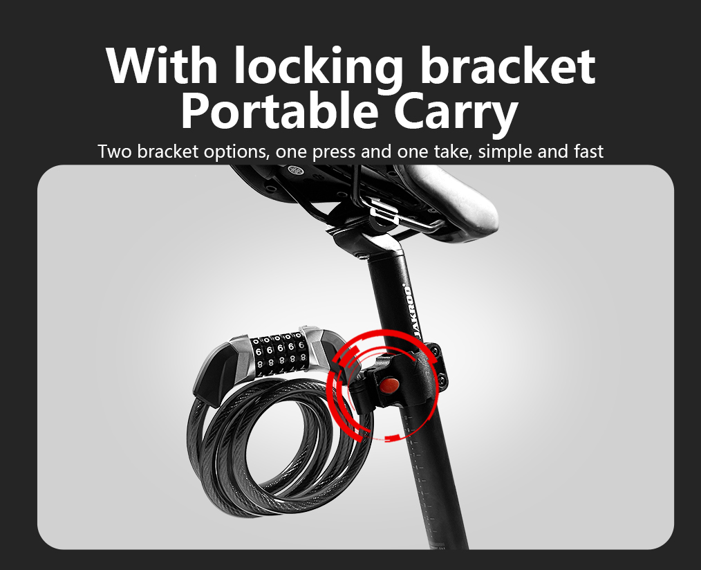 SDG09 Wear‑Resistant 5‑Digit Combination Cable Lock | UV‑Stabilized PVC Coated Anti‑Theft Cable Lock for Outdoor Long‑Term Use