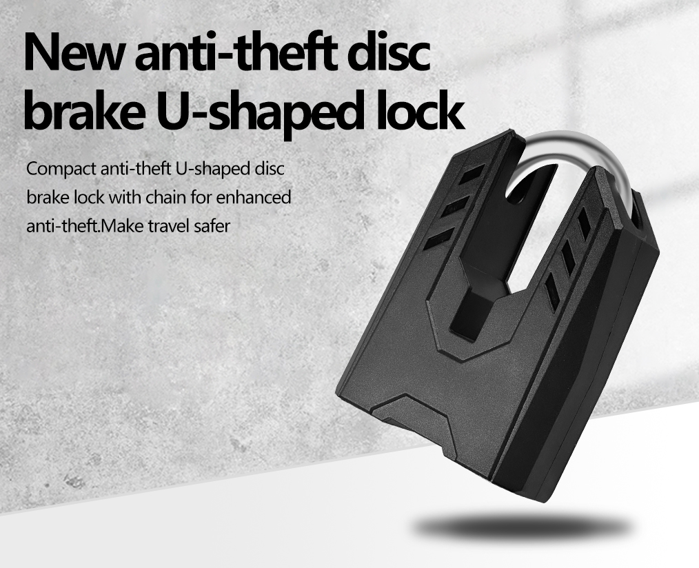 SDU03 Smart Fingerprint U‑Lock | Heavy‑Duty Silicone‑Coated Biometric Anti‑Theft U‑Lock for Premium E‑Bikes
