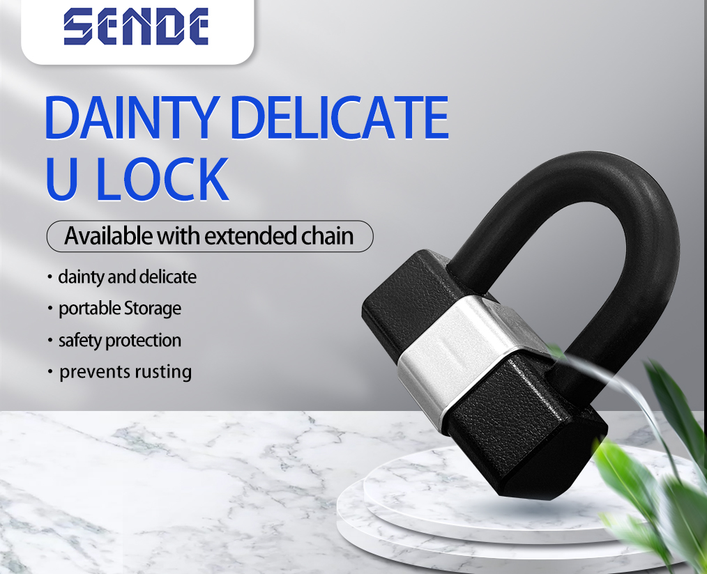 SDU11 Heavy‑Duty Large‑Clearance U‑Lock | Wide‑Mouth Key‑Operated Anti‑Theft U‑Lock Compliant with European High‑Security Standards