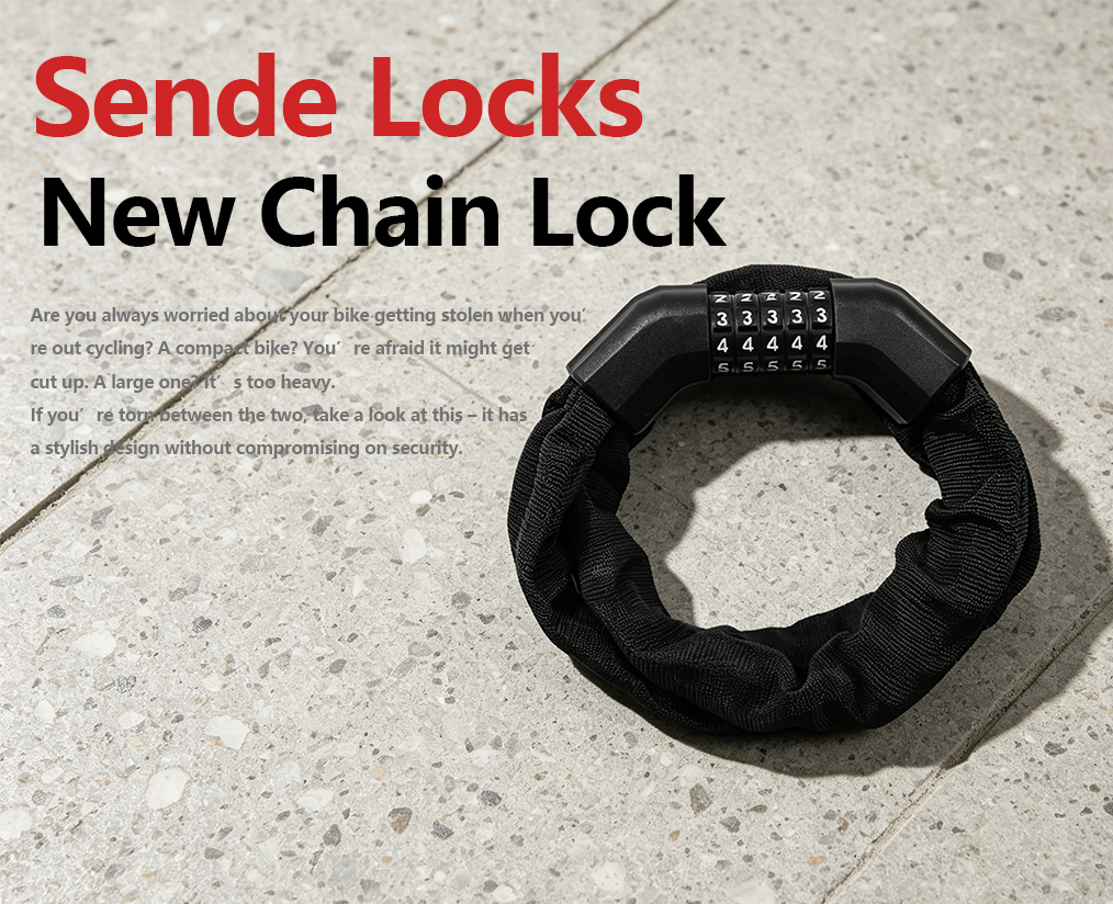 SDL03 Password Chain Lock | Keyless Code-Type Bicycle Chain Anti-Theft Lock