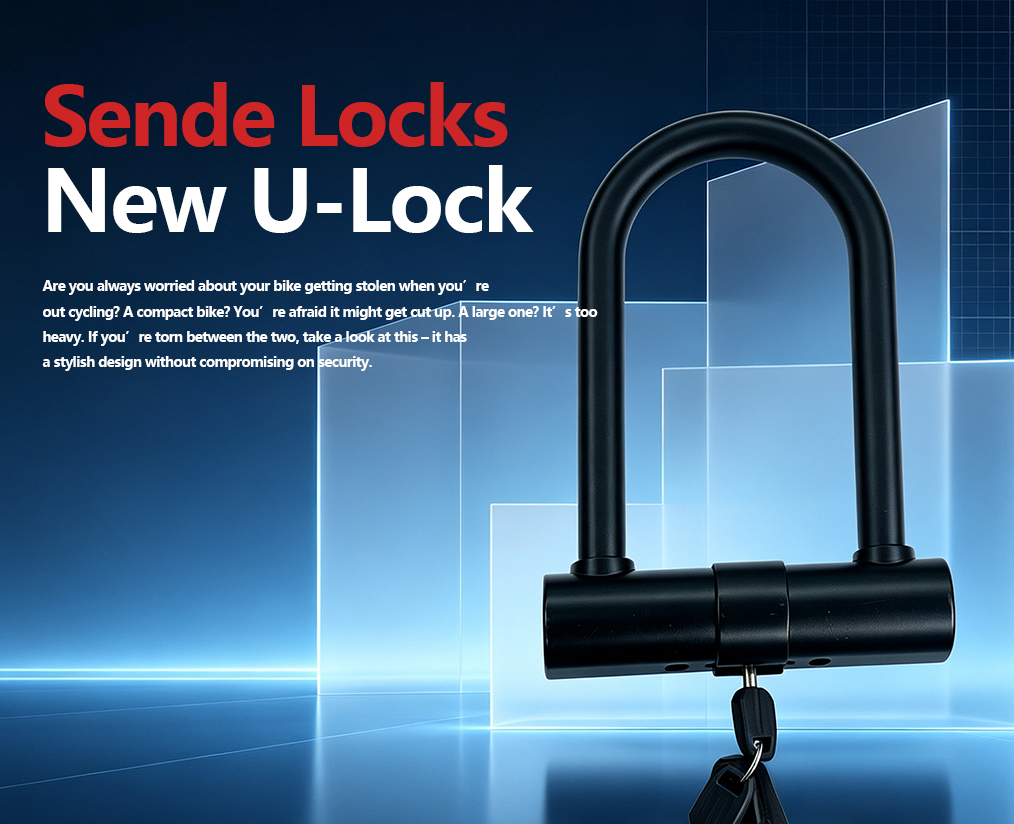 SDU13 Weather‑Proof U‑Lock | UV‑Stabilized Anti‑Aging Key‑Operated Anti‑Theft U‑Lock for Open‑Air Long‑Term Parking